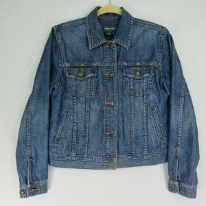 Lauren by Ralph Lauren Trucker Style Jean Jacket M